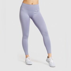 Gymshark Fit Seamless Mid Rise Leggings - purple -small